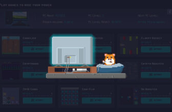 hamster playing to illustrate rollercoin mini-games strategies