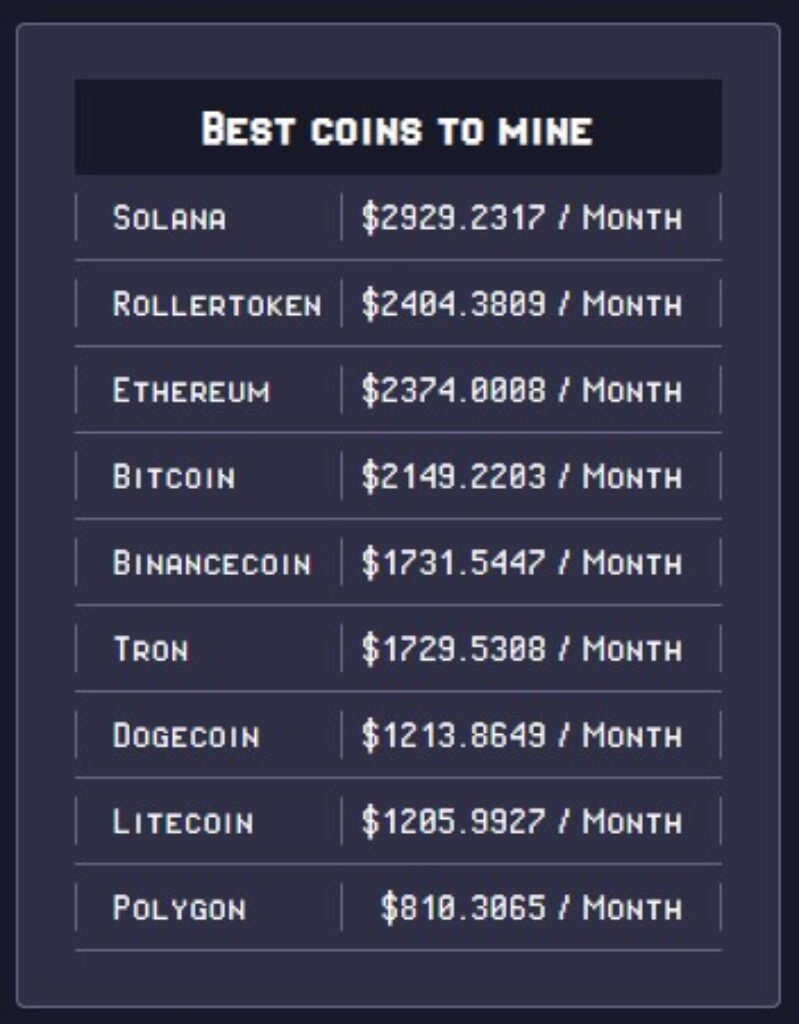 best coins to mine on rollercoin by lmendev