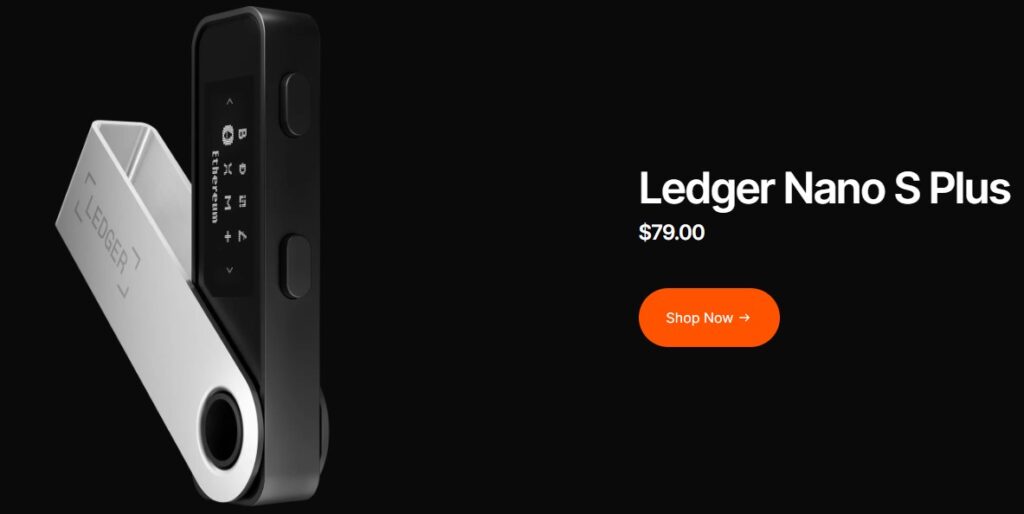 ledger nano s price on offical website
